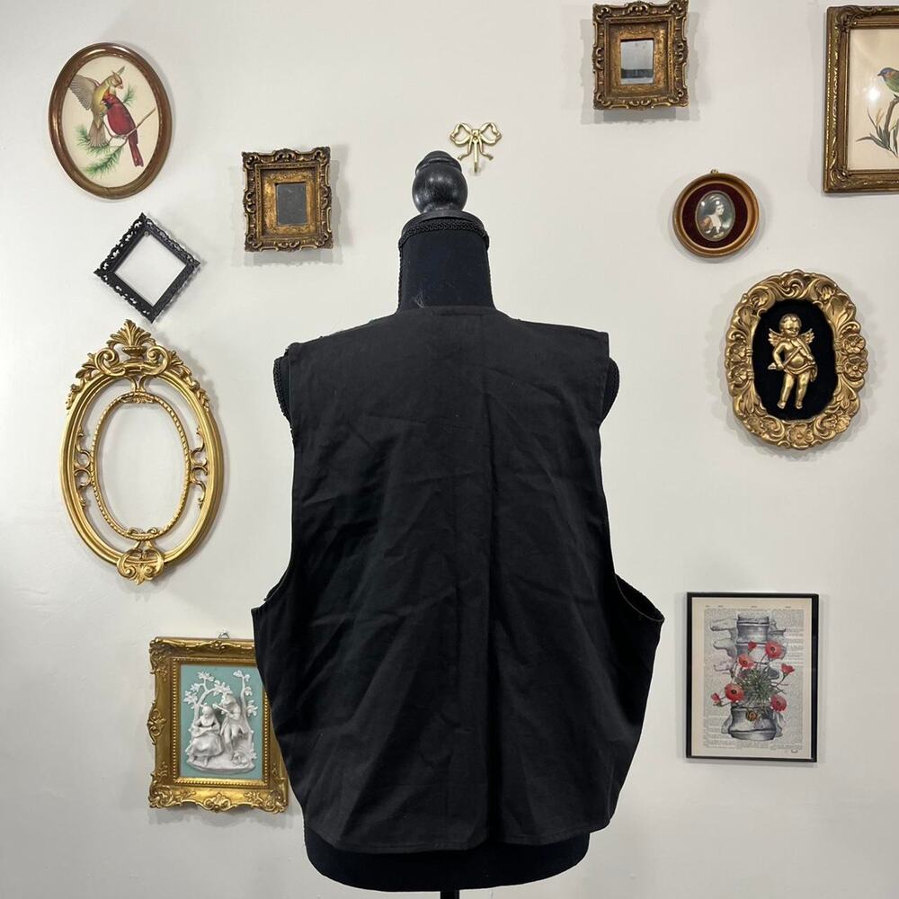 Vintage Y2K CANTOS Sequin Harlequin Vest - Picture 3 of 3